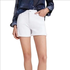 Pilcro Letterpress Womens Slim Boyfriend Denim Jean Shorts 25 Anthropologie nwt